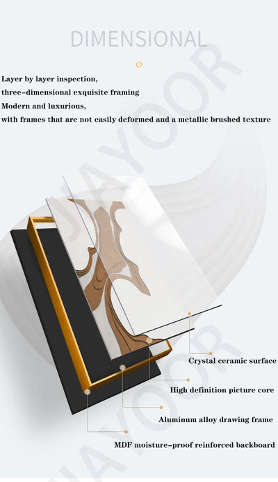 LED Crystal Porcelain Wall Lamp