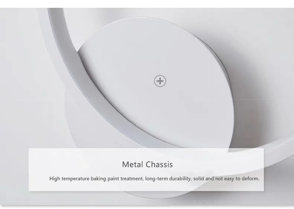 Modern LED Wall Lamp Round Square